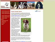 Tablet Screenshot of bestspringerspaniels.com